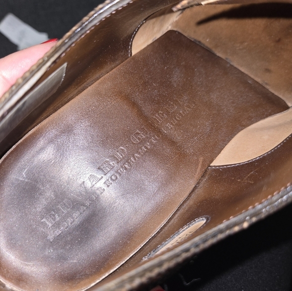 Edward Green Brown Leather Brogues | Size 7.5 #N10 main image 4